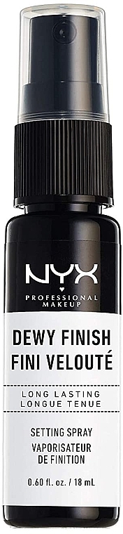 Long-Lasting Makeup Setting Spray - NYX Dewy Finish Setting Spray — photo N6