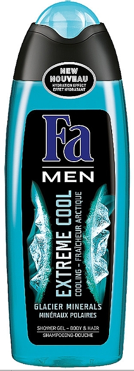 Menthol & Mineral Shower Gel - Fa Men Extreme Cool Shower Gel — photo N1