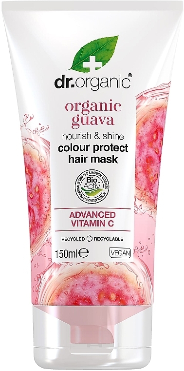 Guava Hair Mask - Dr. Organic Organic Guava Nourish & Shine Colour Protect Hair Mask — photo N1