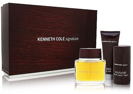 Kenneth Cole Signature - Set (edt/100ml + deo stick/75ml + ash/b/100ml) — photo N1