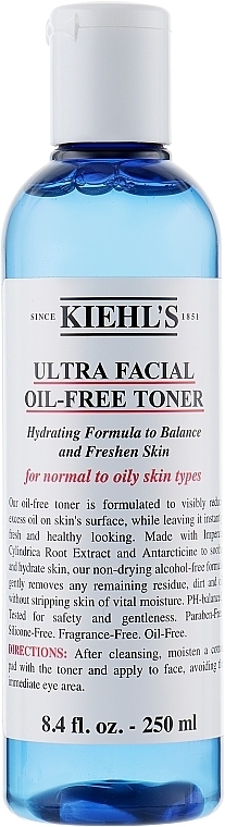 Moisturizing Tonic - Kiehl's Ultra Facial Oil-Free Toner — photo N2