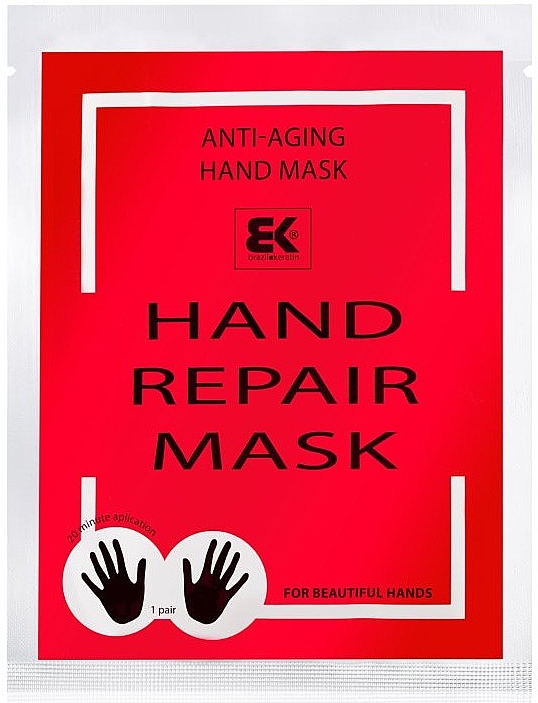 Moisturizing Hand Mask - Brazil Keratin Hand Rapair Mask — photo N1