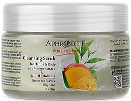 Fragrances, Perfumes, Cosmetics Hand and Body Scrub 'Mango & Green Tea' - Ventoni Cosmetics Aphrodite Cleansing Scrub for Hands & Body