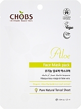 Fragrances, Perfumes, Cosmetics Rejuvenating Face Mask "Aloe" - CHOBS Aloe Face Mask Pack