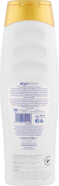 Argan Shower Cream-Gel - Instituto Espanol Argan Shower Gel Cream — photo N2