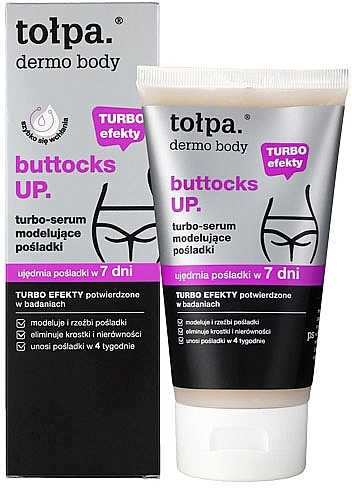 Shaping & Firming Buttocks Serum - Tolpa Dermo Body Buttocks UP Turbo Serum — photo N1