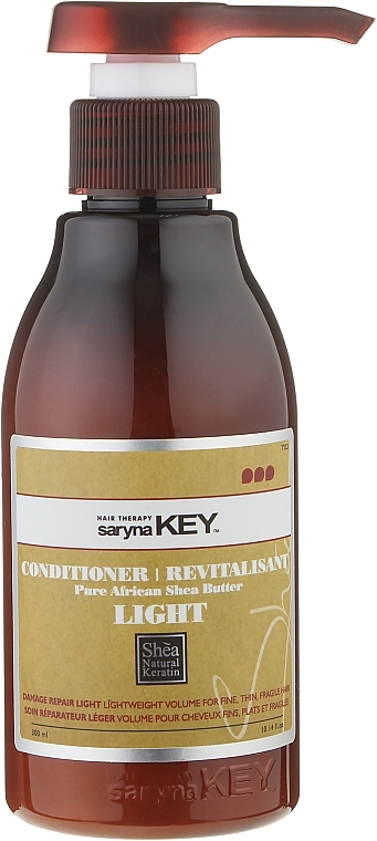 Lightweight Hair Repair Conditioner - Saryna Key Damage Repair Light Conditioner — photo N1