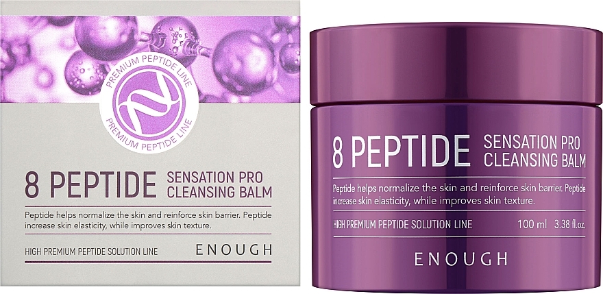 Hydrophilic Balm with Peptides - Enough 8 Peptide Cleansing Balm — photo N1