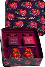 Fragrances, Perfumes, Cosmetics L'Erbolario Pomegranate - Set (h/gel/250ml + h/cr/250ml + acc/2pcs)
