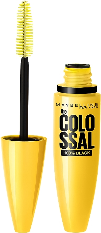 Mascara - Maybelline Volum Express Colossal 100% Black — photo N2