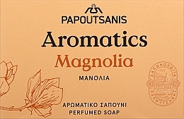 Fragrances, Perfumes, Cosmetics Perfumed Soap 'Magnolia' - Papoutsanis Aromatics Bar Soap