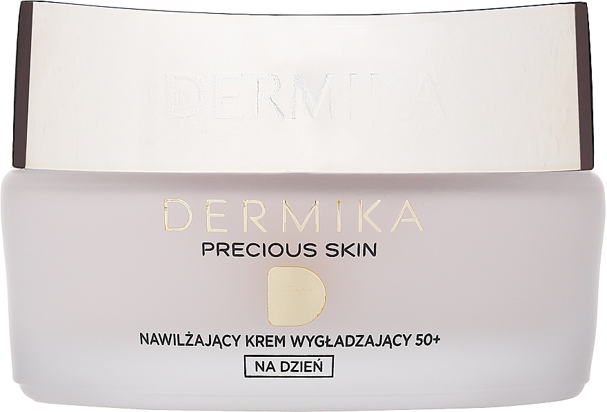 Moisturizing & Smoothing Day Face Cream - Dermika Precious Skin Day Cream 50 + SPF 20 — photo N14