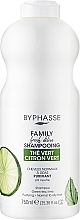 Fragrances, Perfumes, Cosmetics Lime & Green Tea Shampoo for Normal Hair - Byphasse Family Fresh Delice Shampoo