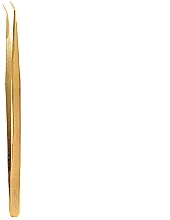 40° Curved Tweezers, 016, gold - Lena Lashes — photo N2