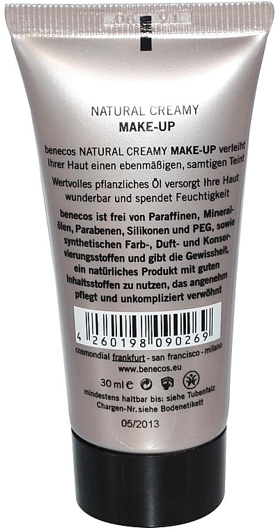 Foundation - Benecos Natural Creamy Foundation Make-Up — photo N2