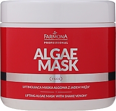 Fragrances, Perfumes, Cosmetics Lifting Algae Mask with Snake Venom - Farmona Professional Algae Mask With Snake Venom