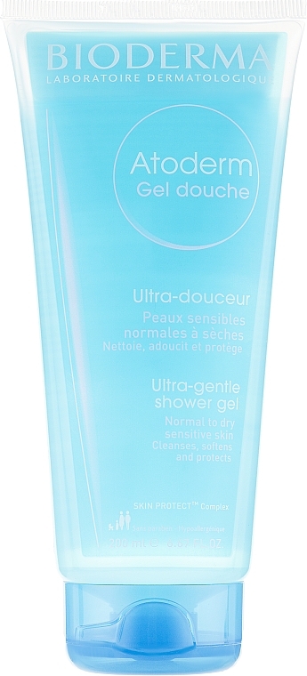 Dry & Sensitive Skin Shower Gel - Bioderma Atoderm Gentle Shower Gel — photo N2