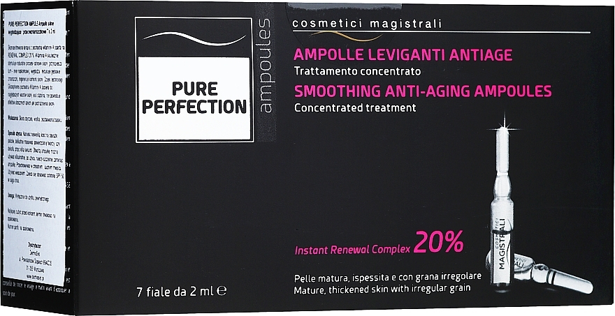 Smoothing Face Ampoule - Cosmetici Magistrali Etas Pure Perfection Ampolle — photo N5