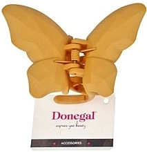 Fragrances, Perfumes, Cosmetics Claw Clip 'Butterfly', FA-5737, yellow - Donegal