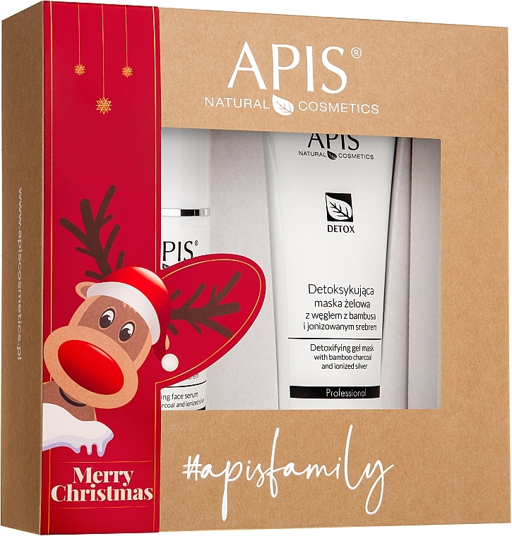 Set - APIS Professional Detox Merry Christmas Set (f/ser/100ml + f/mask/200ml) — photo N1