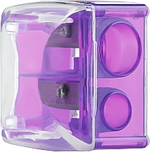 Fragrances, Perfumes, Cosmetics Double Sharpener with Cap, transparent-purple - Top Choice