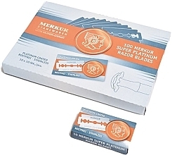 Razor Blades, 100 pcs - Merkur Double Edge Blades — photo N1