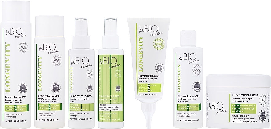 Volumizing & Strengthening Set, 7 products - BeBio Longevity Natural — photo N1