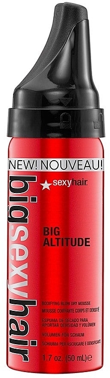 Styling Hair Mousse - Big Sexy Hair Big Altitude Bodifying Blow Dry Mousse — photo N1