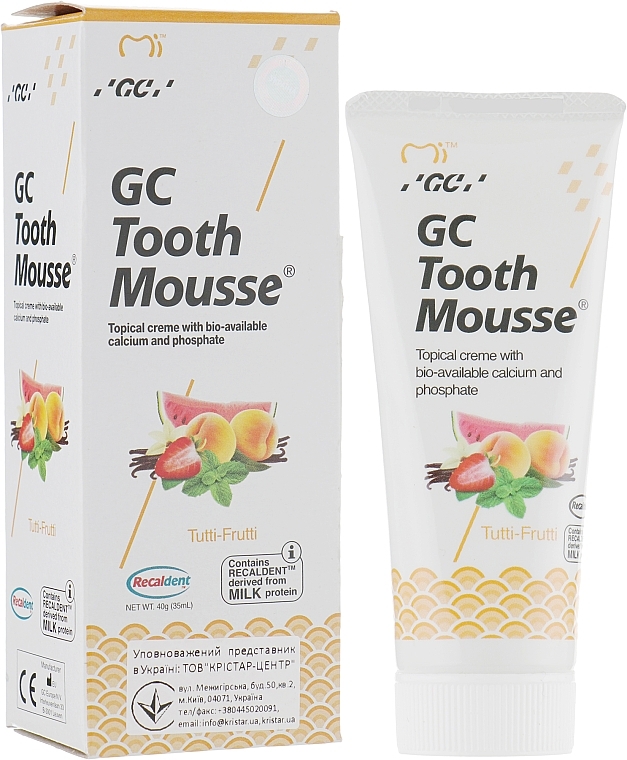 Tooth Cream - GC Tooth Mousse Tutti-Frutti — photo N1