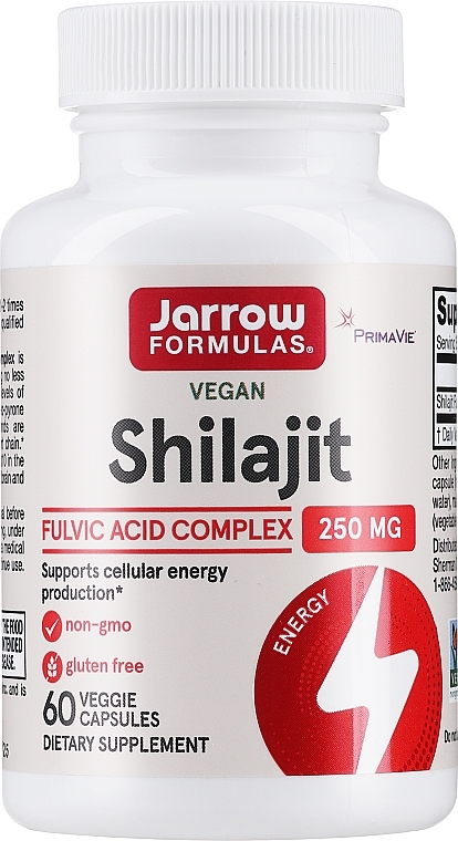 Mumiyo - Jarrow Formulas Shilajit Fulvic Acid Complex, 250 mg — photo N1