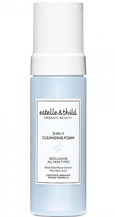 Refreshing Triple Action Cleansing Foam - Estelle & Thild BioCleanse 3in1 Cleansing Foam — photo N2