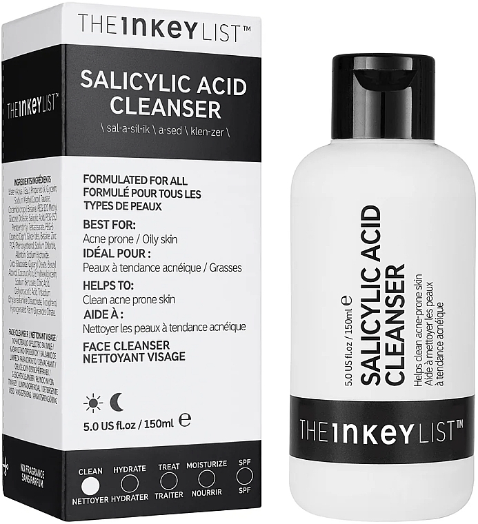 サリチル酸配合のクレンジングジェル - The Inkey List Salicylic Acid Cleanser — photo N2