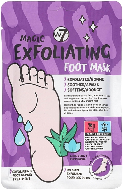 Exfoliating Foot Mask - W7 Magic Exfoliating Foot Mask — photo N5