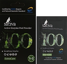 Fragrances, Perfumes, Cosmetics Active Enzyme Peeling #100 - Sativa Extra Care Active Enzyme Peel Powder