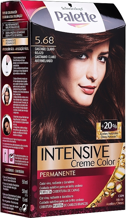 Hair Cream Color - Palette Intensive Color Creme Permanente — photo N1