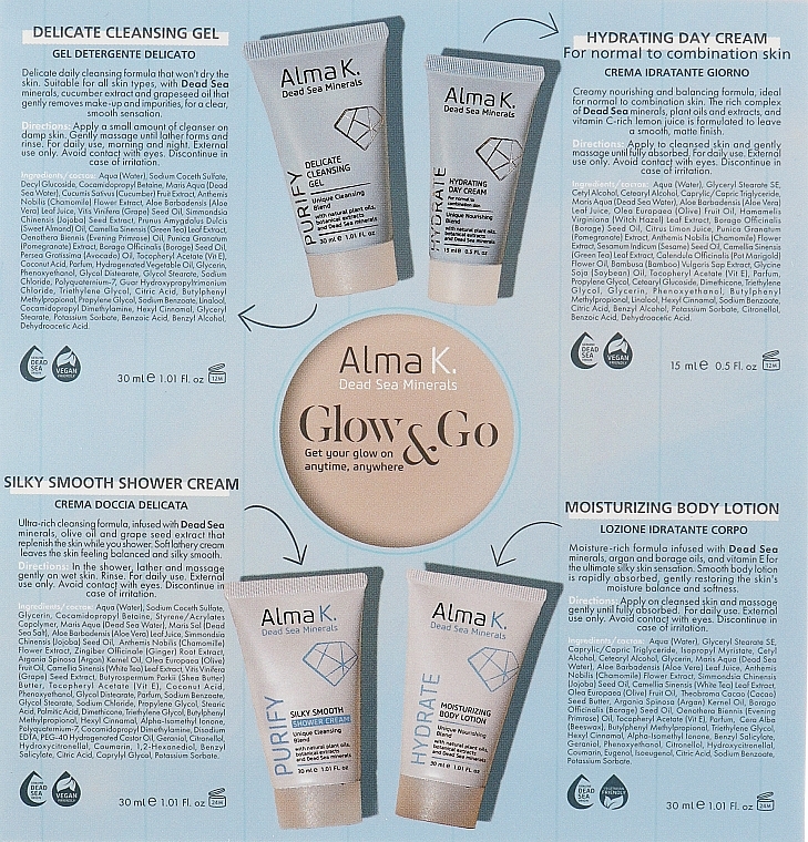 Travel Set, 5 products - Alma K Glow & Go Women Travel Kit — photo N3