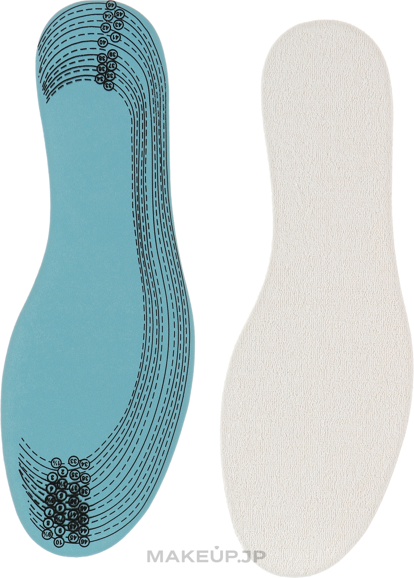 Cotton Insoles with Latex Base, 33-47 size - Titania Summertime — photo 2 szt.