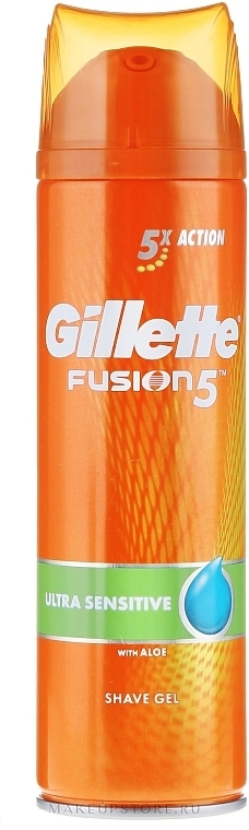 Set - Gillette Fusion 5 ProGlide Sharp (gel/200ml + razor + blade/1pcs + bag) — photo N5