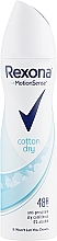 Deodorant Spray "Cotton Dry" - Rexona MotionSense Cotton Dry Anti-Perspirant — photo N1