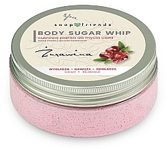 Cranberry Shower Sugar Mousse - Soap & Friends Cranberry Body Sugar Whip — photo N1