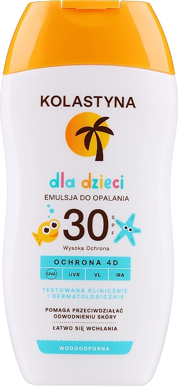 子供用日焼け止め乳液 - Kolastyna SPF 30 Ochrona 4D	 — photo N1