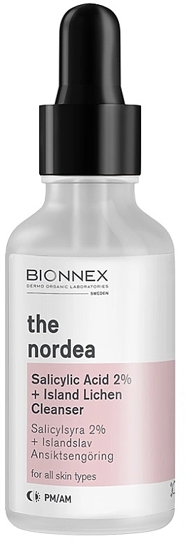 Face Serum - Bionnex The Nordea Salicylic Acid 2 + Island Lichen Cleanser Serum — photo N4