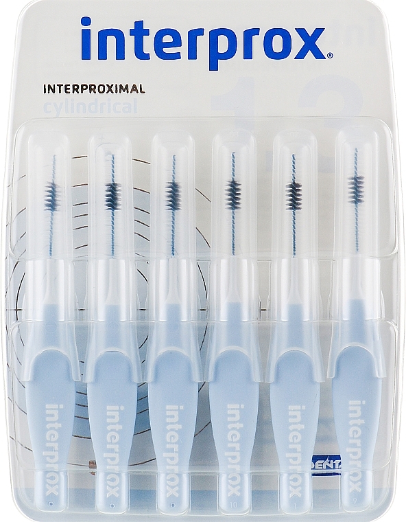 Interdental Brushes, 1,3 mm - Dentaid Interprox 4G Cylindrical — photo N1