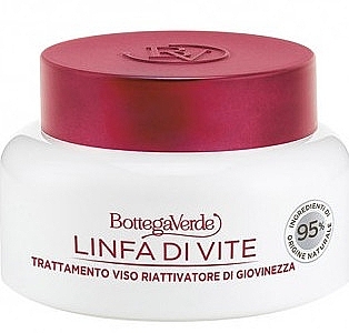 Face Cream with Red Grape Extract - Bottega Verde Lympha Di Vite Face Cream — photo N1