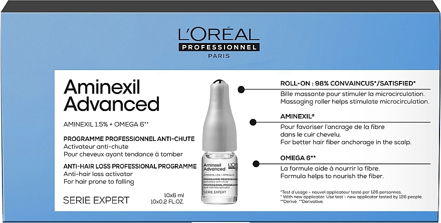 Anti-hair Loss Ampoules - L'Oreal Professionnel Serie Expert Aminexil Advanced — photo N5