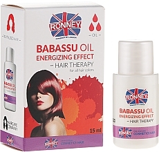 Fragrances, Perfumes, Cosmetics Hair Babassu Oil - Ronney Babassu Oil Energizing Effect Hair Therapy