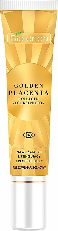 Moisturizing & Lifting Eye Cream - Bielenda Golden Placenta Collagen Reconstructor — photo N15
