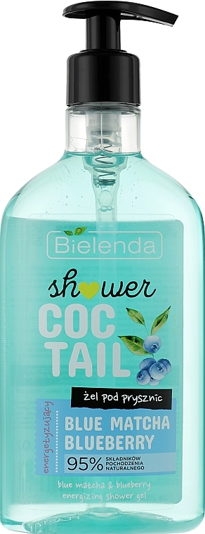 Shower Gel - Bielenda Coctail Shower Gel Blue Matcha Blueberry — photo N1