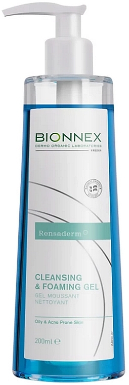 Face Cleansing Gel - Bionnex Rensaderm Cleansing and Foaming Gel — photo N1