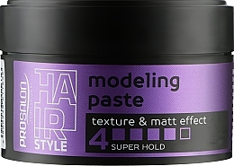 Fragrances, Perfumes, Cosmetics Hair Styling Paste, level 4 - Prosalon Styling Hair Style Modeling Paste Texture & Matt Effect 4 Super Hold